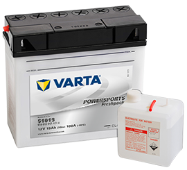 Аккумулятор 6СТ-19.0 Powersports Freshpack 51913 (Varta)