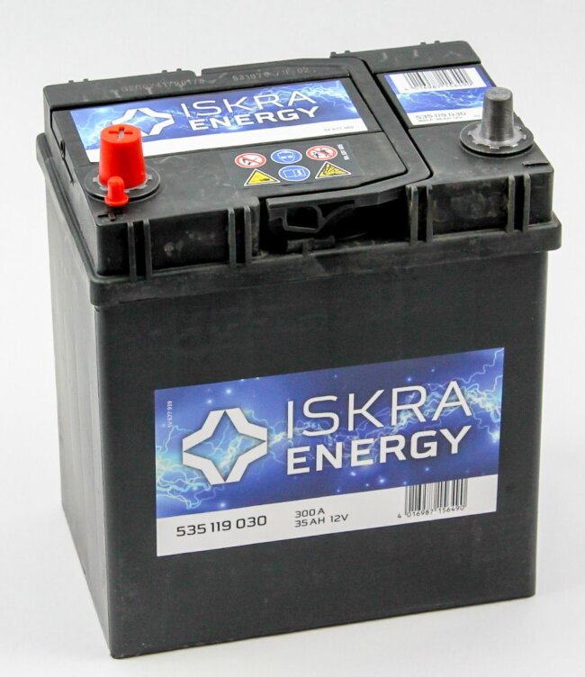 Аккумулятор 6СТ-35.1 (Iskra) Asia тонк. кл.