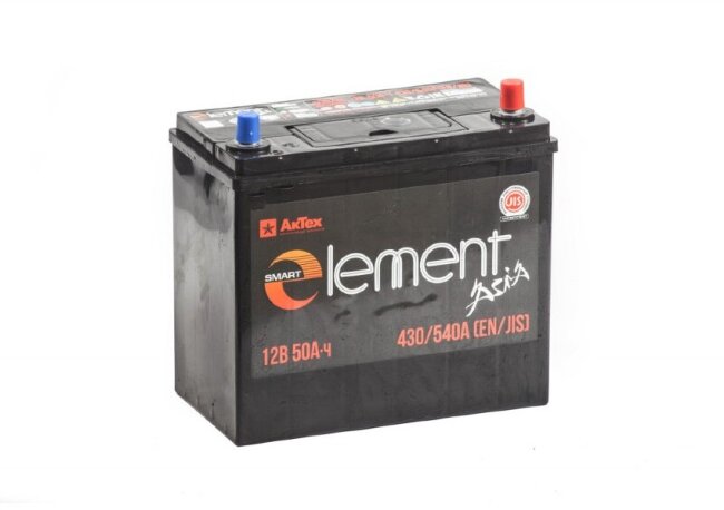Аккумулятор 6СТ-50.0 60B24L (Smart Element) Asia тонк. кл.