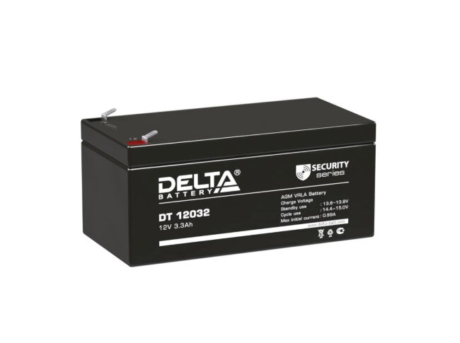 Аккумулятор 12V-3,3Ah DT 12032 (Delta)