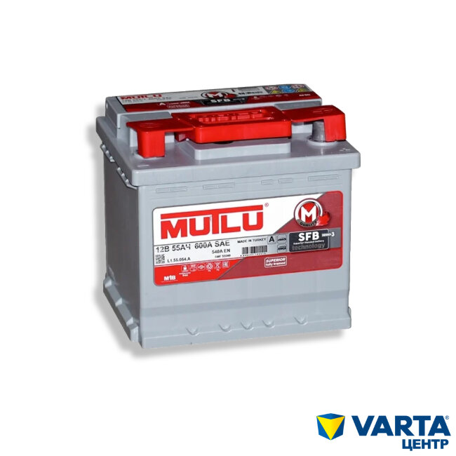 Аккумулятор 6СТ-55.0 SFB Series 3 SMF (Mutlu) UNI низкий