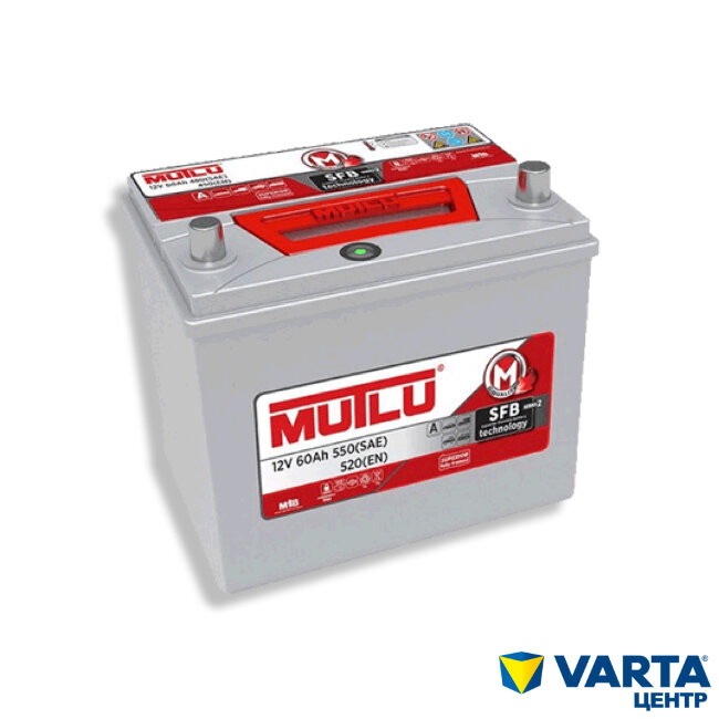 Аккумулятор 6СТ-60.0 SFB Series 2 55D23L SMF (Mutlu) Asia бортик