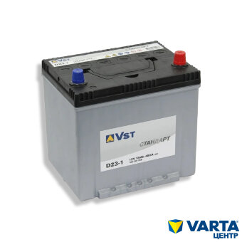 Аккумулятор 6СТ-55.0 Стандарт D23-1 (VST) Asia бортик