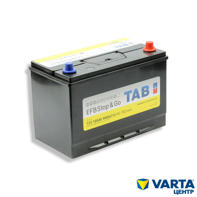 Аккумулятор 6СТ-105.0 EFB Stop & Go 105D31L (Topla) Asia