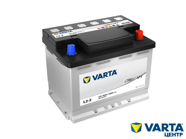 Аккумулятор 6СТ-60.0 Стандарт L2-2 (Varta)