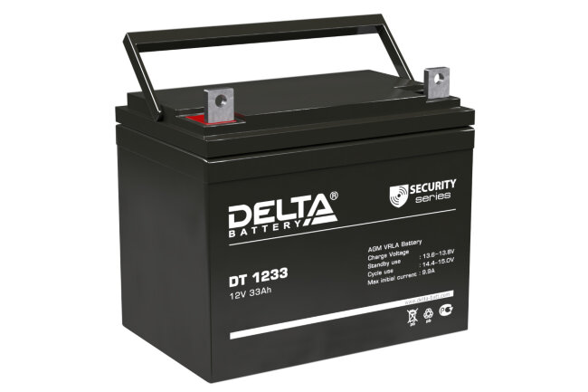 Аккумулятор. 12V-33Ah DT 1233 (Delta)