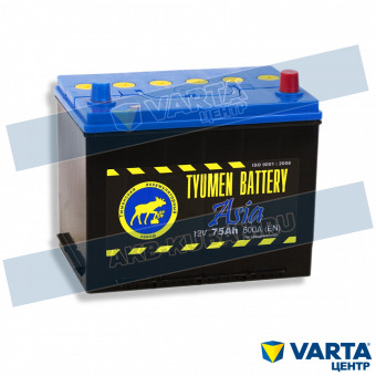 Аккумулятор 6СТ-75.0 (90D26L) Asia (Tyumen Battery)