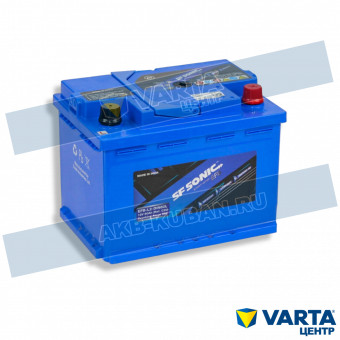 Аккумулятор 6СТ-60.0 (SF SONIC EFB) (EFBL2DIN60L)