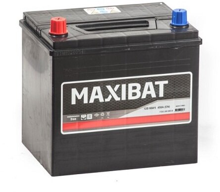 Аккумулятор 6СТ-60.1 55D23R (Maxibat) Asia